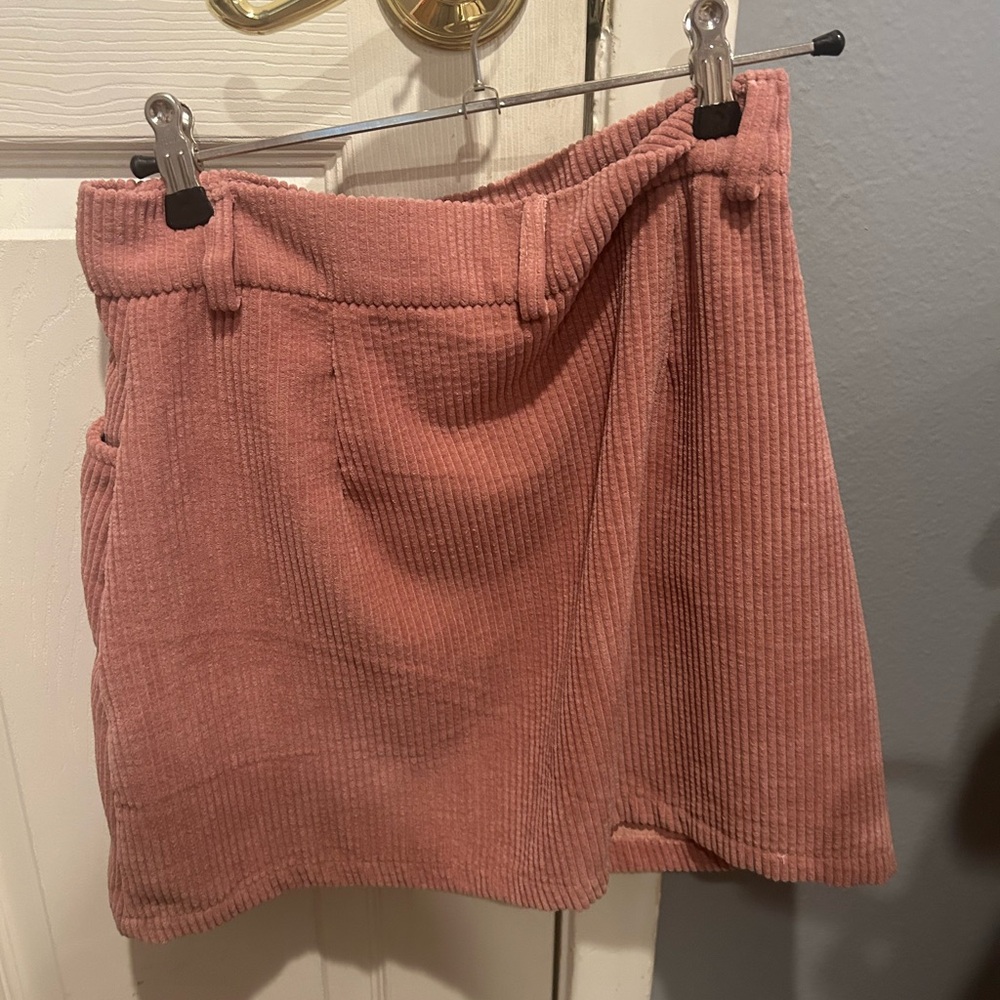 Rusty pink Jean skirt. Size 2.